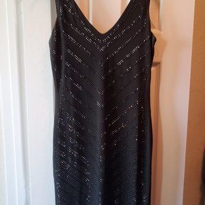 Carmen Marc Valvo Beaded cocktail dress